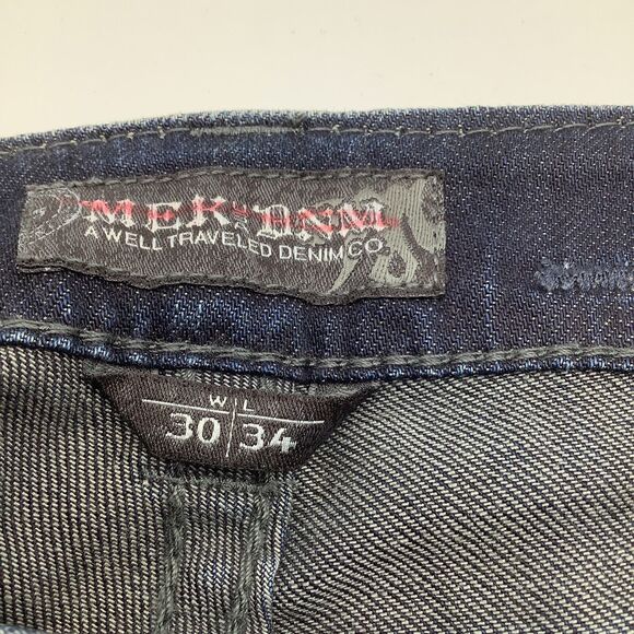 MEK DNM Womens Marrakech Cigarette‎ Jeans Blue Size 30 x 34 (Actual 33 x 34) - Picture 7 of 10